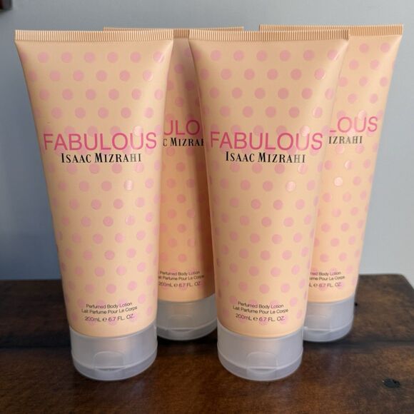 4 FABULOUS Isaac Mizrahi Perfumed Body Lotion 6.7oz Full Size Set NWT - Picture 1 of 4